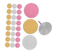 VICASKY 60 pezzi di nastro di sabbia piatta per pedicure, carta vetrata, punta per cuticole, punte per levigatura unghie, punte per unghie per trapano, lima per unghie