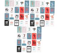 VICASKY 60pezzi Cards Commemorative Photography Props for Newborns Age Cards for Monthly Growth Tracking