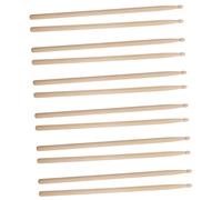 VICASKY 6paia Bacchette per Batteria in Legno da Accessorio per Strumenti Percussione Design Ergonomico per Presa Comoda e Resistente