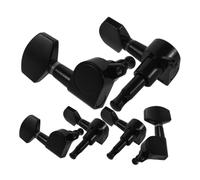 VICASKY 6pcs Chitarra Accordatore Completamente Chiuso Meccaniche Con Impugnatura Ergonomica Per Acustica E Chitarre Classiche Nero Accordatori Ad Alta Precisione Per Ottimali