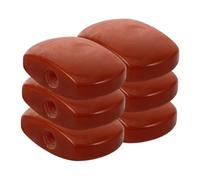 VICASKY 6pcs Chitarra Accordatori Bottoni In Madreperla Rossa Installare Adatto Per Chitarre Acustiche E Elettriche Design Ergonomico Per Voci Precisione