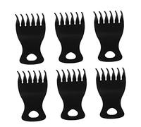 VICASKY 6pcs Olio Slick Pettini Per Uomini Denti Pettini Tagliacapelli Per Parrucchieri Per Salone E Applicazioni Domestiche Materiale Plastica Robusto Per Precisione