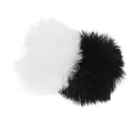 VICASKY 6pezzi Copertura Antivento Per Microfono in Pelliccia Protezione Antivento Per Esterni Filtro Anti-pop Per Registrazione e Streaming Live