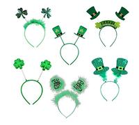 VICASKY 6pezzi Fascia Decorativa Forma Di Trifoglio Per Giorno Di San Patrizio Articoli Per Feste Di San Patrizio Fascia Per Capelli Per Feste Decorazioni Per Capelli Da Donna