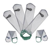 VICASKY 6pezzi Sacco Rete Per Verdure Frutta e Aglio Organizer Da Appendere Per Pomodori e Cipolle Sacchetto Per Conservare Aglio Verdure Mantenendole Fresche e Libere Da Germogli