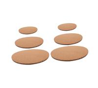 VICASKY 6pezzi Sottobicchieri in Sughero per Vasi in Sughero Resistenti al per Piante Tappetini Rotondi in per Ed Esterno Sottobicchieri in per Piante