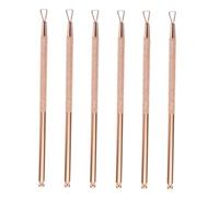 VICASKY 6pezzi Spingi Gel e Raschietto per Smalto in Gel Kit di Strumenti per Unghie in Acciaio Inossidabile Strumento per Rimuovere lo Smalto in Spingi Cuticole e Vetrata