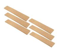 VICASKY 6pezzi Strisce di Sughero Autoadesive Spesse per Messaggi e Foto Lavagnetta da Parete Ufficio Casa Facile Installazione su Superfici Lisce