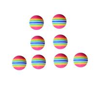 VICASKY 8 Palline Allenamento Golf EVA Morbide Colorate Leggere e Flessibili per Indoor Pratica Sicura senza Danni