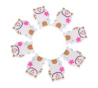 VICASKY 8 pezzi Ammortizzatori Tennis in Silicone con Design Gatto Cartone Assorbitori Vibrazioni per Racchette da Tennis Accessori Antivibrazione Resistenti e Divertenti per Giocatori