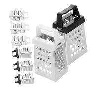 VICASKY 8 pezzi Mini Grattugie Lati in Acciaio Inossidabile Grattugia Multifunzionale per Formaggio Verdure e Spezie Utensile da Cucina Compatto e Resistente per Zesting e Tritatura