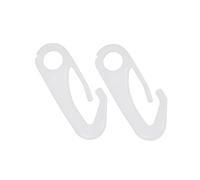 VICASKY 8 pezzi moschettone in nylon per asta della bandiera, accessori robusti per esterni, compatibile con bandiere standard e halyards