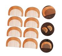 VICASKY 8 Pezzi Pettine Antistatico Combs Portatili per Styling Denti per Massaggio Scalpale per Viaggi e Regali