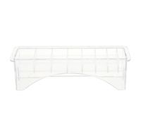 VICASKY 8 pezzi Scatola Porta Accessori Tagliacapelli Trasparente in Plastica Resistente Organizer Compatto per Pettini Guida con Design di Posizionamento Sicuro Pratico per e