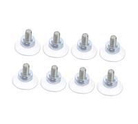 VICASKY 8 pezzi Ventose PVC Trasparenti Anticollisione per Mobili e Pad Adesivi Resistenti per Superfici Lisce come Piastrelle Specchi e Vasche per Appendere Decorazioni e Organizzare