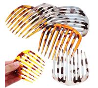 VICASKY 8 Pz Pettini Laterali in Plastica per Chioma Donna Accessori Chioma Lisci Adatti a Varie Acconciature per Matrimoni e Occasioni Informali
