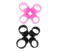 VICASKY 8 smorzatori essenziali per batteria in silicone, accessori durevoli per il supporto del tamburo, accessori a percussione, tamburo a mano, gel di silice