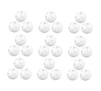 VICASKY 80 Pezzi Palline Sonaglio Bianche per Inserti Sonori in Plastica per Riparazione e Creazione Giocattoli Fatti Mano Stimolazione Uditiva Ragazzo Ragazza