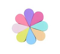 VICASKY 8pcs Viso Petalo Forma Spugne Pulizia Colori Per La Pulizia Del Viso Delicata E Trucco Applicazione Per Polvere E Cura Della Pelle