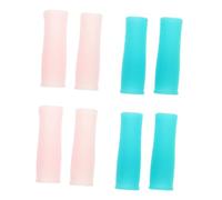 VICASKY 8pezzi Guaina Protettiva per Manicure in Silicone Copri Pinzetta Guaina per Forbici per Cuticole Copri Tronchese Protezione per Strumenti per Unghie per Kit Manicure