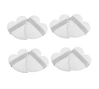 VICASKY 8pezzi Spugna per Cipria Forma di Cuore di Spugnette per Trucco Strumenti per Fondotinta e Cipria Accessori per Make-up Spugne Portatili per Ritocchi