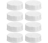 VICASKY 8pezzi Tappi Per Bottiglie Di Latte Tappi Vite Per Biberon Per Bottiglie Da Viaggio Per Bocca Larga Di Ricambio Per Biberon Materiale Pp Robusto e Sicuro Tenuta Stagna Facile Da Pu
