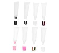 VICASKY 8pezzi Tubetto per Lucidalabbra Vuoto di Flacone per Rossetto Fai da Te Compatto Contenitore in Materiale per Riempire Lucidalabbra e Rossetto per Viaggi e Borse