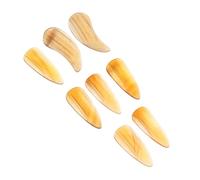 VICASKY 8pezzi Unghie Finte Protettive per Guzheng per Esercitarsi Supporto per Dita Adatto Principianti e Pratiche Musicali