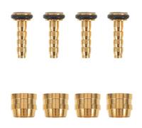 VICASKY 8Set Inserti Oliva e Ago Olio per Freno Idraulico Bicicletta Connettore per Tubo Freno Disco Resistente alla Corrosione per Mountain Bike Migliora Tenuta e Controllo