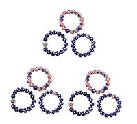 VICASKY 9 Braccialetti Patriottici per in Legno Elastici e Resistenti per Dellindipendenza e Celebrazioni Patriottiche