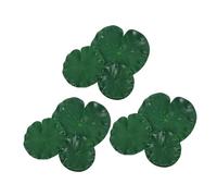 VICASKY 9 Pezzi Di Foglie Di Loto Artificiali, Ninfee Galleggianti Verdi Per Decorazioni Acquatiche Da Laghetto Da Giardino, Acquario, Piscina, Facili Da Installare.