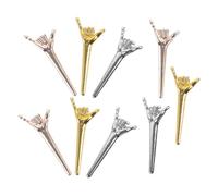 VICASKY 9 pezzi di pietre da gioco per giochi di carte, gioco a triangolo, gioco da tavolo per labirinto, tavola per presepe multifunzionale, puntini in metallo
