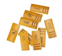VICASKY 9 pezzi di riferimento per la divinazione della divinazione, carta metafisica per camminare le canne chakra, arazzo da parete per divinazione, accessori