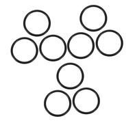 VICASKY 9 pezzi Lavatrice per ciotole musicali, cuscino per strumenti rituali buddisti, ciotola opaca buddista, tappetino per campana tibetana, cuscino in gomma, colore nero