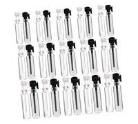 VICASKY 90 Pezzi Bottiglie Con Contagocce in Vetro Per e Aromaterapia Con Chiusura Ermetica Per Viaggi, Campeggio e Fai Da Te Di Mischie Personalizzate