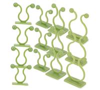 VICASKY 90 Pezzi Clip Adesive per Piante Rampicanti da Parete Supporti Verdi Autoadesivi per Fissaggio Senza Tracce con Clip Piccole Medie e Grandi per Piante Verdi e Rampicanti