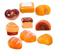 VICASKY 9pcs In Miniatura Torta Modelli Di Resina Per La Casa Doll Accessori Divertente Riproduzione Di Dolci Per La Decorazione E Micropaesaggi