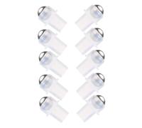 VICASKY Accessori per Bottiglie di Profumo Rullo a Sfera in Plastica Trasparente, Set da 10 Pezzi, Tenuta Stagna Anti-perdite, per Oli Essenziali e Lip Oil, Compatibili per Uso Fai-da-te