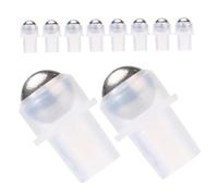 VICASKY Accessori per Bottiglie Roll-on 16 Filetti Trasparenti in Plastica Pe per Olio Essenziale e Profumo, 10 Pezzi per Produzione Fai-da-te Efficiente