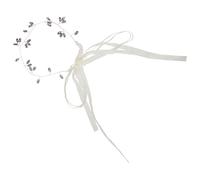 VICASKY Accessori per Chioma da Sposa Lavanda Strass Nastro Regolabile Viola Copricapo Elegante per Matrimonio e Feste Tralcio di Chioma Cristalli per Donne