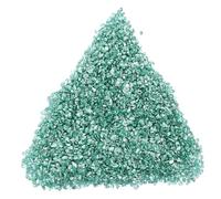 VICASKY Accessori per ghiaia UV, fascino per unghie, ciottoli decorativi, frammenti di vetro schiacciati, serie di pietre per unghie irregolari, ciondoli in vetro, colore verde