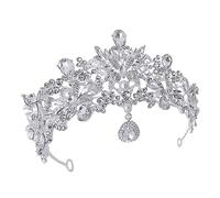 VICASKY Accessorio Per Con Di Strass Essere Accessori Sposa Fascia Da Sposa Gruppo Musicale Banca Del Matrimonio Comunione Nozze Testa Lega Di Zinco Argento