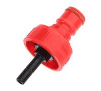 VICASKY Adattatore con Design Portatile in Plastica Rossa di Carbonatazione Tappo e Connessione Rapida per Bottiglie di Soda per Produzione Birra Artigianale a Casa