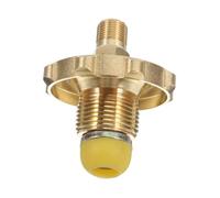 VICASKY Adattatore per Ricarica Propano con Connettore Npt Maschio Completo Include Adattatore per Svasatura Maschio con O-Ring per Ottone