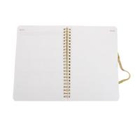 VICASKY Agenda Settimanale 2025-2027 A5, Quaderno Pianificatore Nero | Carta e Ferro, Uso Quotidiano e Viaggio, Leggero e Portatile, Ampia Capienza, Design Elegante