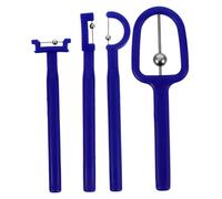 VICASKY Allenatore Muscolare Orale per Bambini e Adulti, Set 4 Pezzi di Spinta della Lingua in Acciaio Inox e Plastica, Esercizi i Muscoli e Terapia Logopedica, Miglioramento