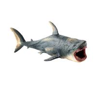 VICASKY Animale di Plastica Squalo Bianco Simulato Grande Giocattolo Educativo per Modellino Realistico di Animale Marino per Decorazione Casa e Gioco