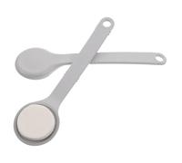 VICASKY Applicatore di Lozione per la Schiena Manico lungo 2 Pezzi Spazzola per Crema Corpo Multiuso per Uomo e Anziani Strumento per Applicazione Uniforme di Medicinale Olio e