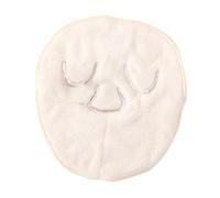 VICASKY Asciugamano e Facile da Conservare per Maschera Viso in Pile di Corallo Beige, Riutilizzabile per Trattamento Giornaliero della Pelle del Viso Femminile