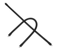VICASKY Asta di Prolunga Flessibile a Collo D’Oca 40 CM in Metallo 2 Pezzi Filettatura Maschio-Maschio per Microfono e Telefono Supporto Treppiede per Streaming e Riprese Live